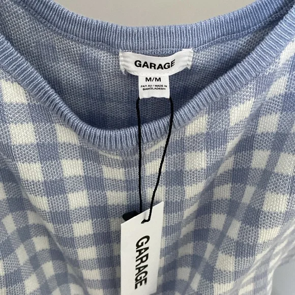 gingham crop top - Picture 2 of 3